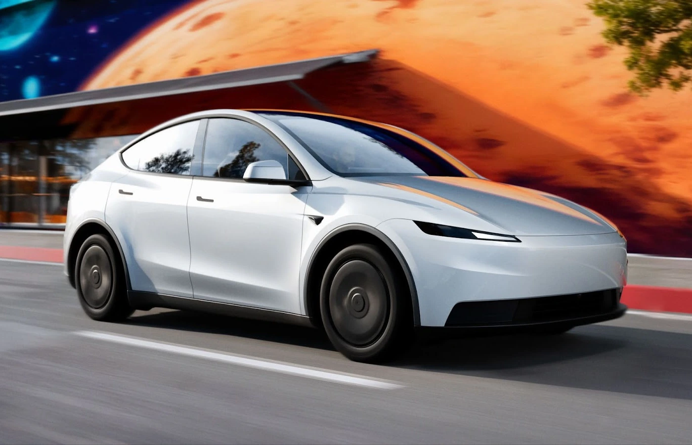 The Tesla Model Y, now the most affordable option, has debuted with a notably lower starting price. Featured Image